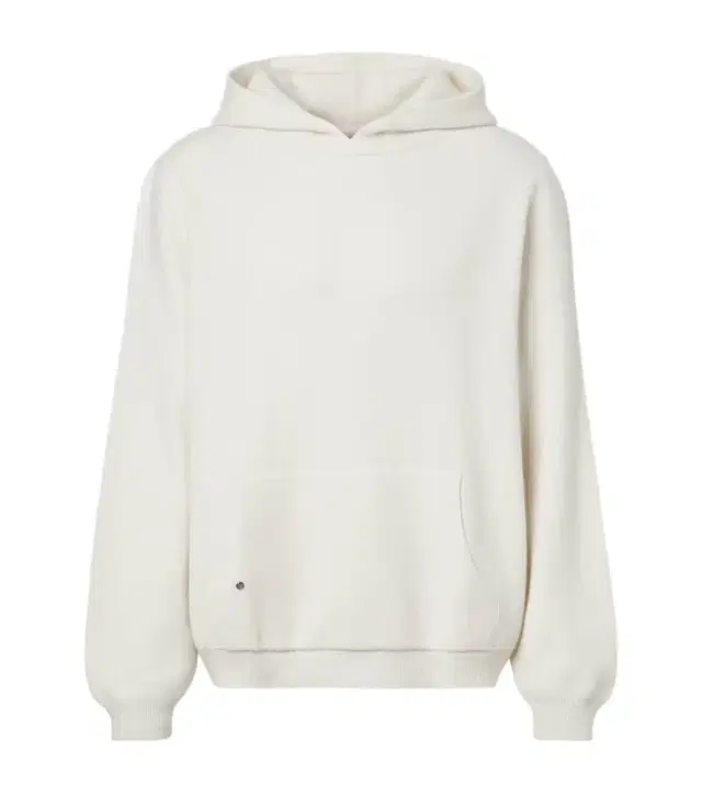 Cashmere hoodie with amethyst
