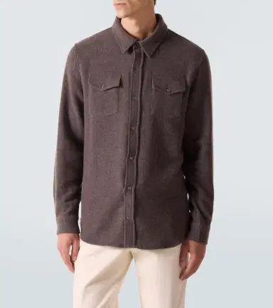 God’s True Cashmere Cashmere shirt with amethyst | Thumbnail 2