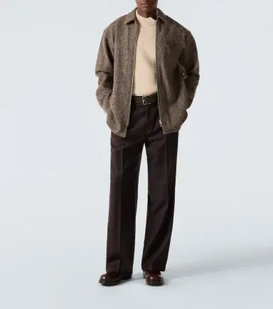 Dries Van Noten Wool flannel wide-leg pants | Thumbnail 3