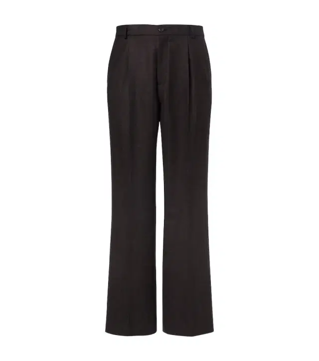 Dries Van Noten Wool flannel wide-leg pants
