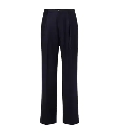 Dries Van Noten Wool flannel wide-leg pants | Thumbnail 1