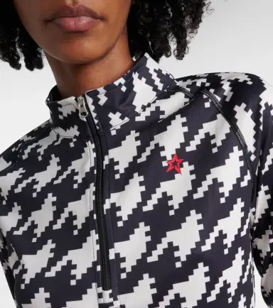 Perfect Moment Houndstooth ski top | Thumbnail 5 Perfect Moment Houndstooth ski top | Thumbnail 5