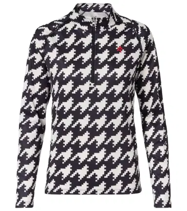 Perfect Moment Houndstooth ski top | Thumbnail 1 Perfect Moment Houndstooth ski top | Thumbnail 1