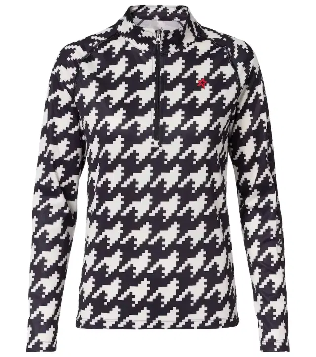 Perfect Moment Houndstooth ski top