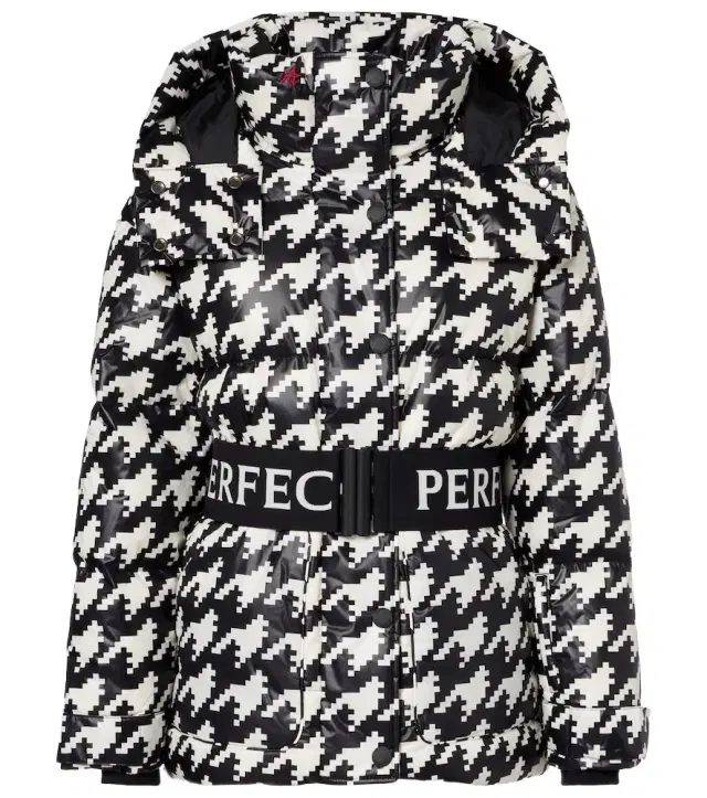 Perfect Moment Cortina houndstooth ski jacket