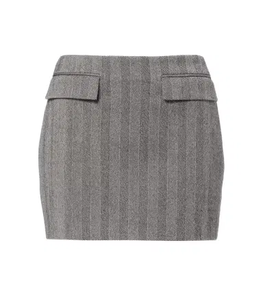 Ferragamo Striped wool-blend miniskirt | Thumbnail 1
