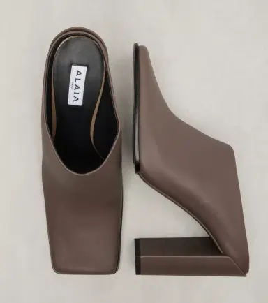 Alaïa Alaïa Leather mules | Thumbnail 3 Alaïa Alaïa Leather mules | Thumbnail 3