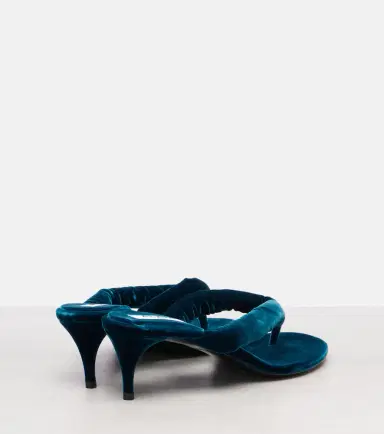 Alaïa Alaïa Velvet thong sandals | Thumbnail 2