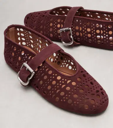 Alaïa Alaïa Vienne suede ballet flats | Thumbnail 2 Alaïa Alaïa Vienne suede ballet flats | Thumbnail 2