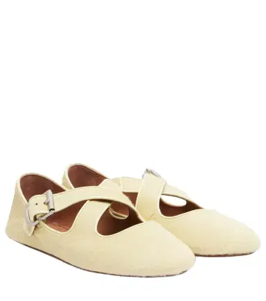 Alaïa Alaïa Calf hair ballet flats | Thumbnail 1 Alaïa Alaïa Calf hair ballet flats | Thumbnail 1