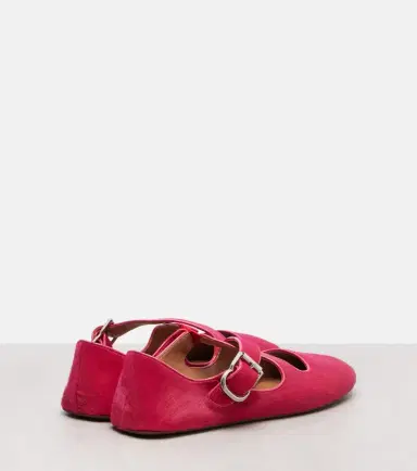 Alaïa Alaïa Calf hair ballet flats | Thumbnail 3