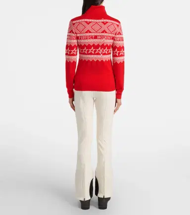 Perfect Moment Holiday intarsia wool turtleneck sweater | Thumbnail 3