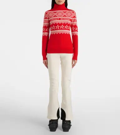 Perfect Moment Holiday intarsia wool turtleneck sweater | Thumbnail 5