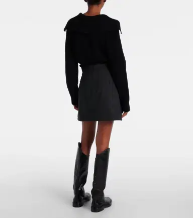 Plan C Sequined wool-blend miniskirt | Thumbnail 4
