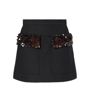 Plan C Sequined wool-blend miniskirt | Thumbnail 1