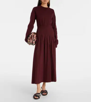 Plan C Cotton midi dress | Thumbnail 2