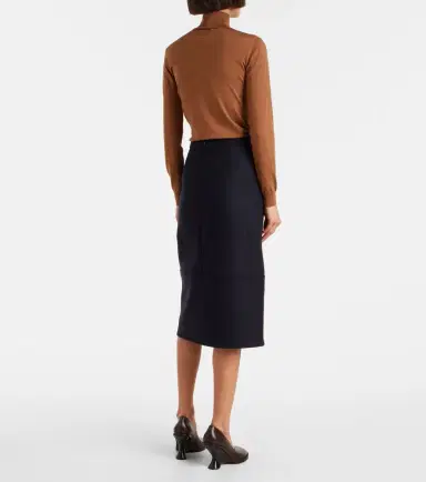 Plan C Sequined wool-blend midi skirt | Thumbnail 5