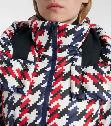 Perfect Moment Candice houndstooth down ski jacket | Thumbnail 2 Perfect Moment Candice houndstooth down ski jacket | Thumbnail 2