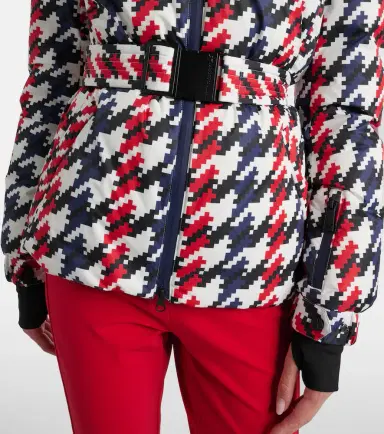 Perfect Moment Candice houndstooth down ski jacket | Thumbnail 5 Perfect Moment Candice houndstooth down ski jacket | Thumbnail 5