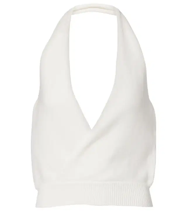 Aya Muse Halterneck cotton-blend top