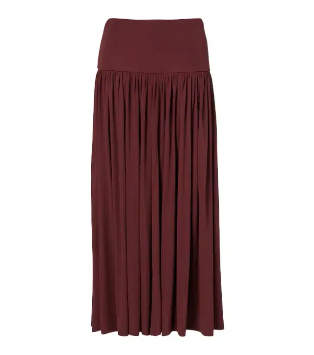 Aya Muse Gathered jersey maxi skirt