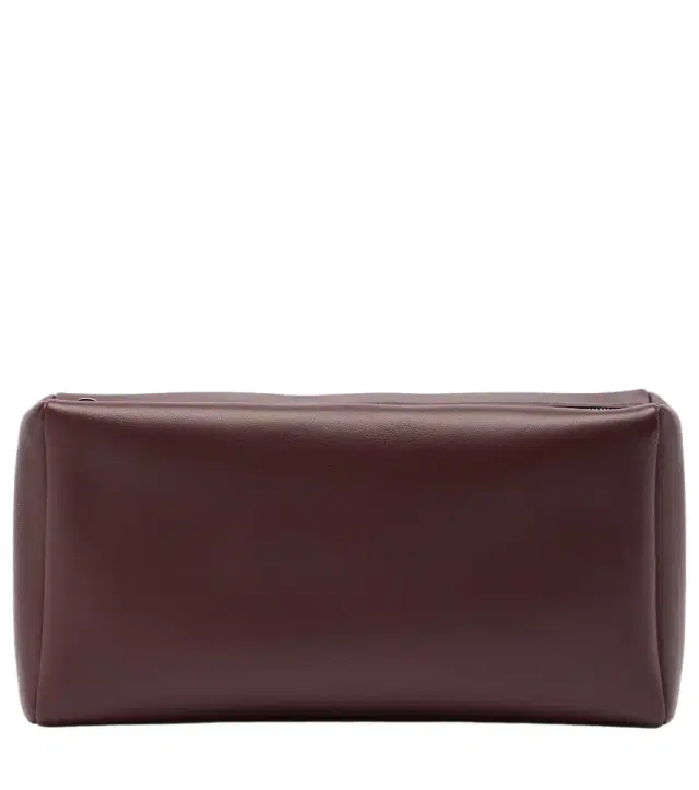 The Row Squared Compact leather clutch