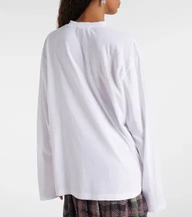 Acne Studios Printed cotton jersey top | Thumbnail 4 Acne Studios Printed cotton jersey top | Thumbnail 4