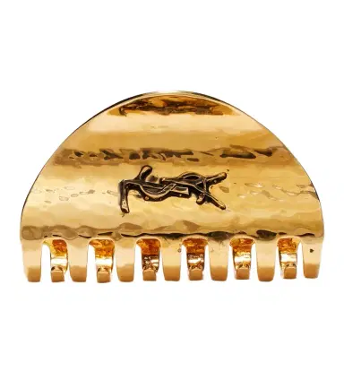 Saint Laurent Cassandre hair clip | Thumbnail 1