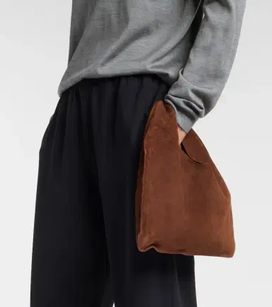 The Row Bindle Small suede tote bag | Thumbnail 7 The Row Bindle Small suede tote bag | Thumbnail 7