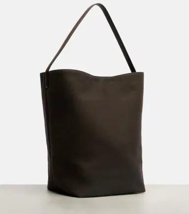 The Row N/S Park Large canvas and leather tote bag | Thumbnail 4 The Row N/S Park Large canvas and leather tote bag | Thumbnail 4