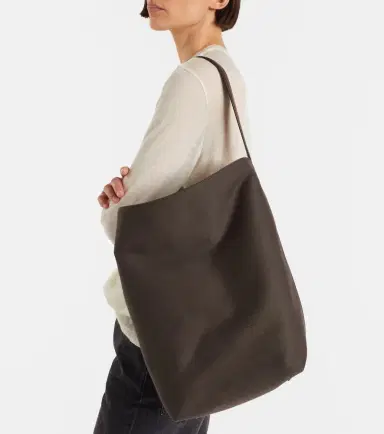 The Row N/S Park Large canvas and leather tote bag | Thumbnail 5 The Row N/S Park Large canvas and leather tote bag | Thumbnail 5