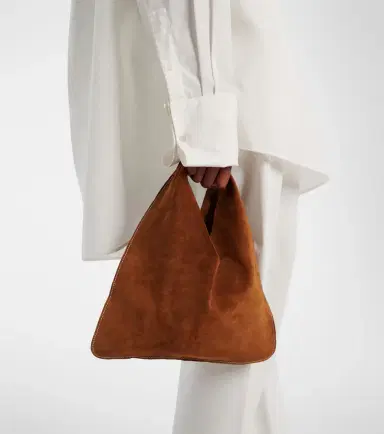 The Row Bindle Small suede top-handle bag | Thumbnail 6