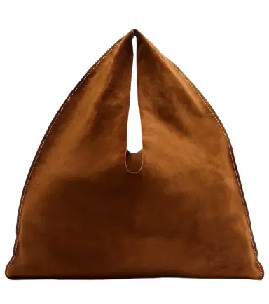The Row Bindle Small suede top-handle bag | Thumbnail 1