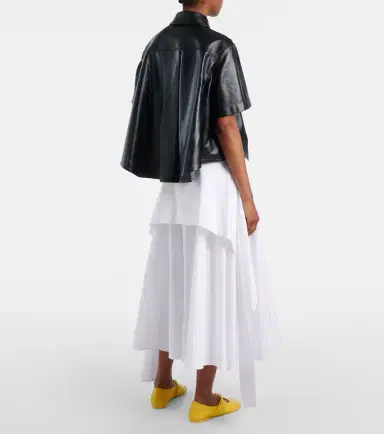 Loewe Anagram leather bowling shirt | Thumbnail 4 Loewe Anagram leather bowling shirt | Thumbnail 4