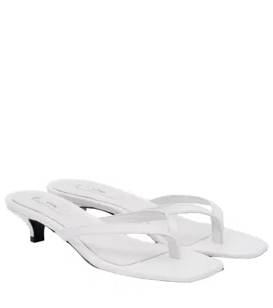 TOTEME Croc-effect leather thong sandals | Thumbnail 1 TOTEME Croc-effect leather thong sandals | Thumbnail 1