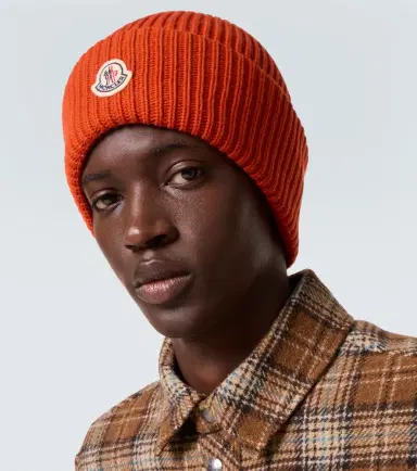 Moncler Logo wool and cashmere beanie | Thumbnail 4