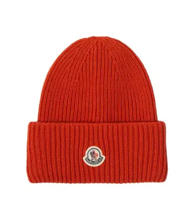 Moncler Logo wool and cashmere beanie | Thumbnail 1