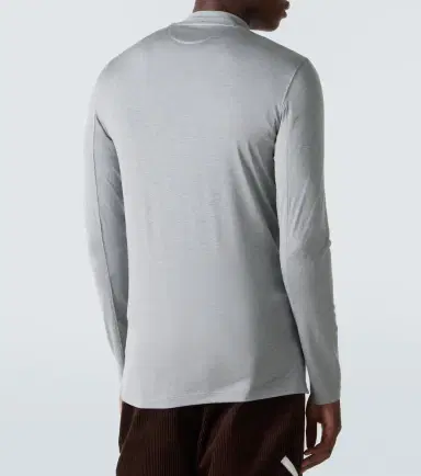 Brunello Cucinelli Silk ski T-shirt | Thumbnail 3