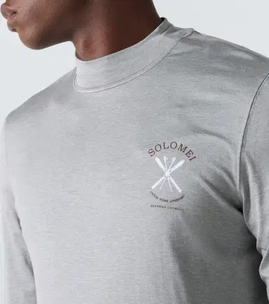 Brunello Cucinelli Silk ski T-shirt | Thumbnail 5