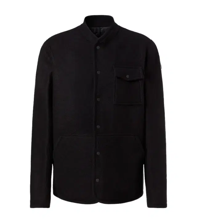 Virgin wool bouclé overshirt