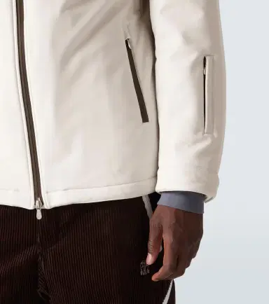 Brunello Cucinelli Corduroy-paneled ski jacket | Thumbnail 6