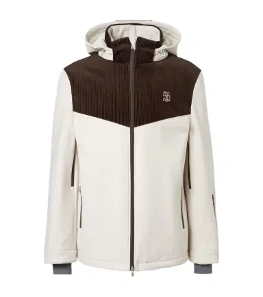 Brunello Cucinelli Corduroy-paneled ski jacket | Thumbnail 1