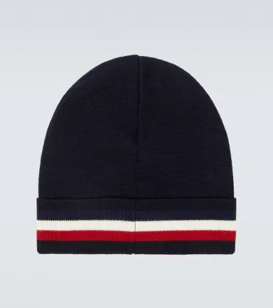 Moncler Logo virgin wool beanie | Thumbnail 2