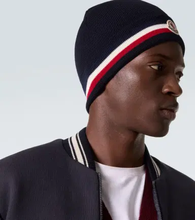 Moncler Logo virgin wool beanie | Thumbnail 4