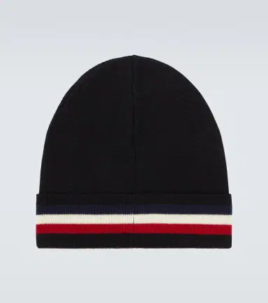 Moncler Logo virgin wool beanie | Thumbnail 2