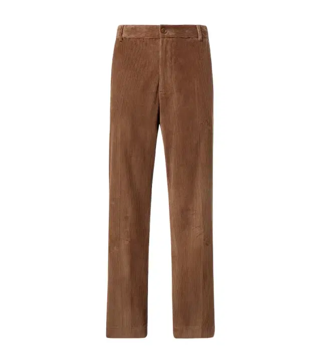 Edit cotton corduroy straight pants