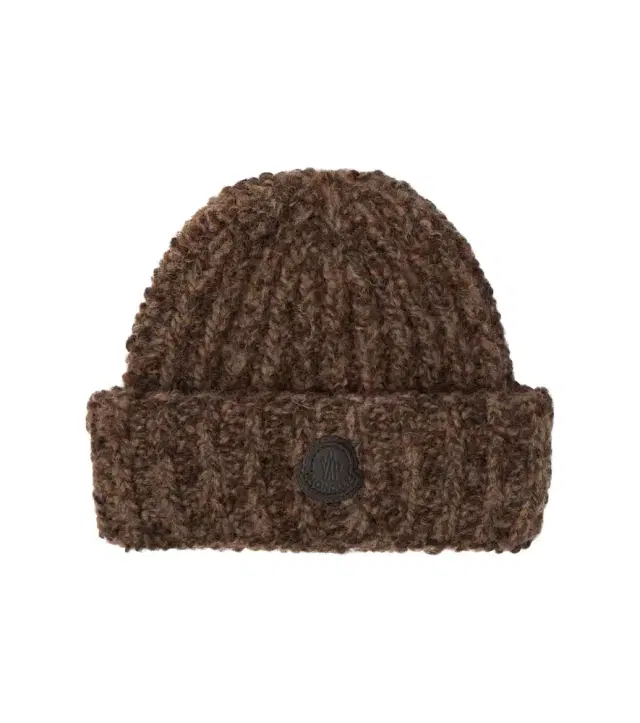 Logo alpaca and wool beanie