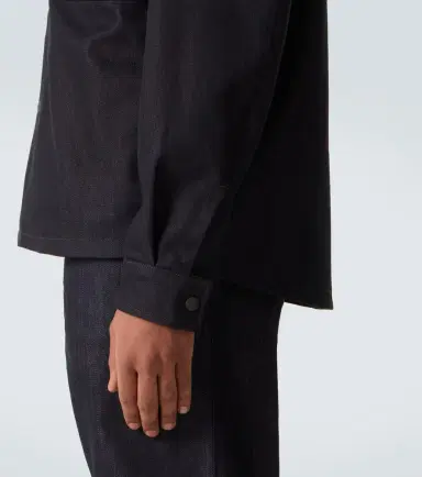 Moncler Corduroy-trimmed denim shirt jacket | Thumbnail 3 Moncler Corduroy-trimmed denim shirt jacket | Thumbnail 3