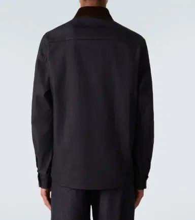 Moncler Corduroy-trimmed denim shirt jacket | Thumbnail 5 Moncler Corduroy-trimmed denim shirt jacket | Thumbnail 5