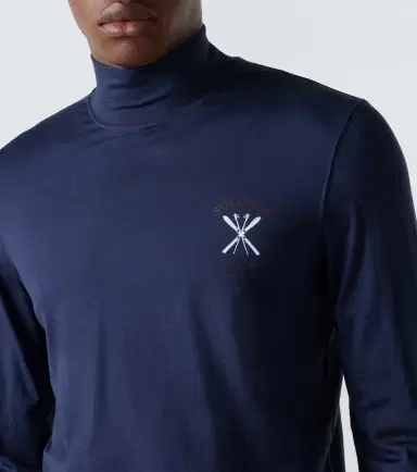 Brunello Cucinelli Silk ski T-shirt | Thumbnail 3